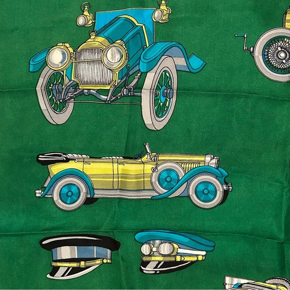 Kreier Veterans of the Road Silk Scarf Antique Classic Cars Vintage - Picture 4 of 9
